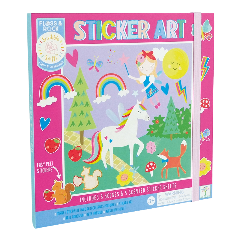 Rainbow Fairy Sticker Art