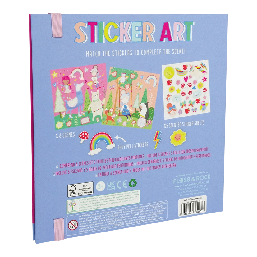Rainbow Fairy Sticker Art