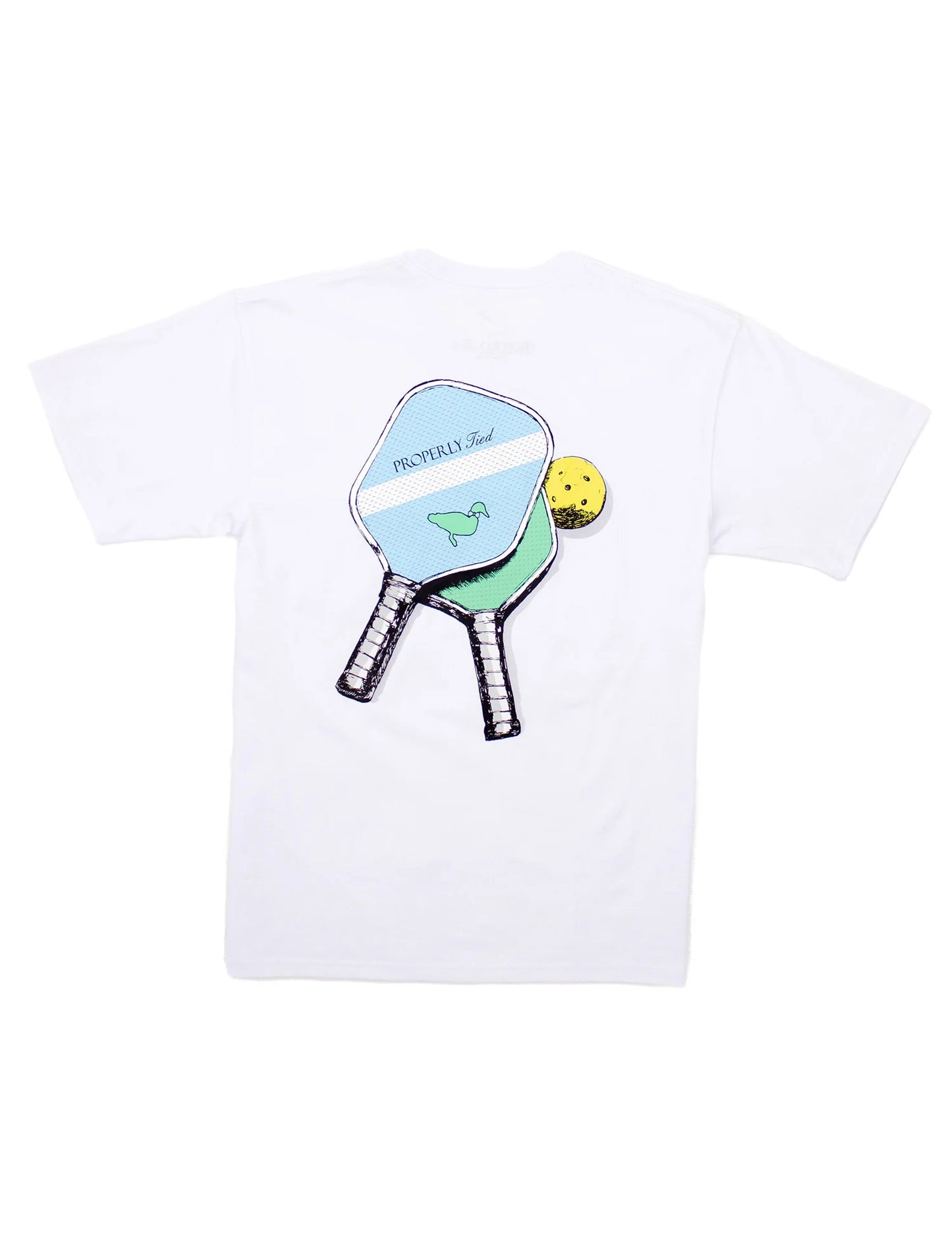White Pickleball Tee