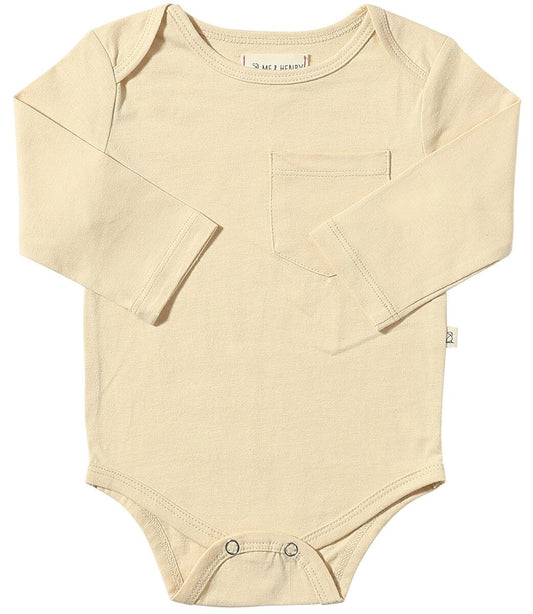 Cream Pocket Onesie