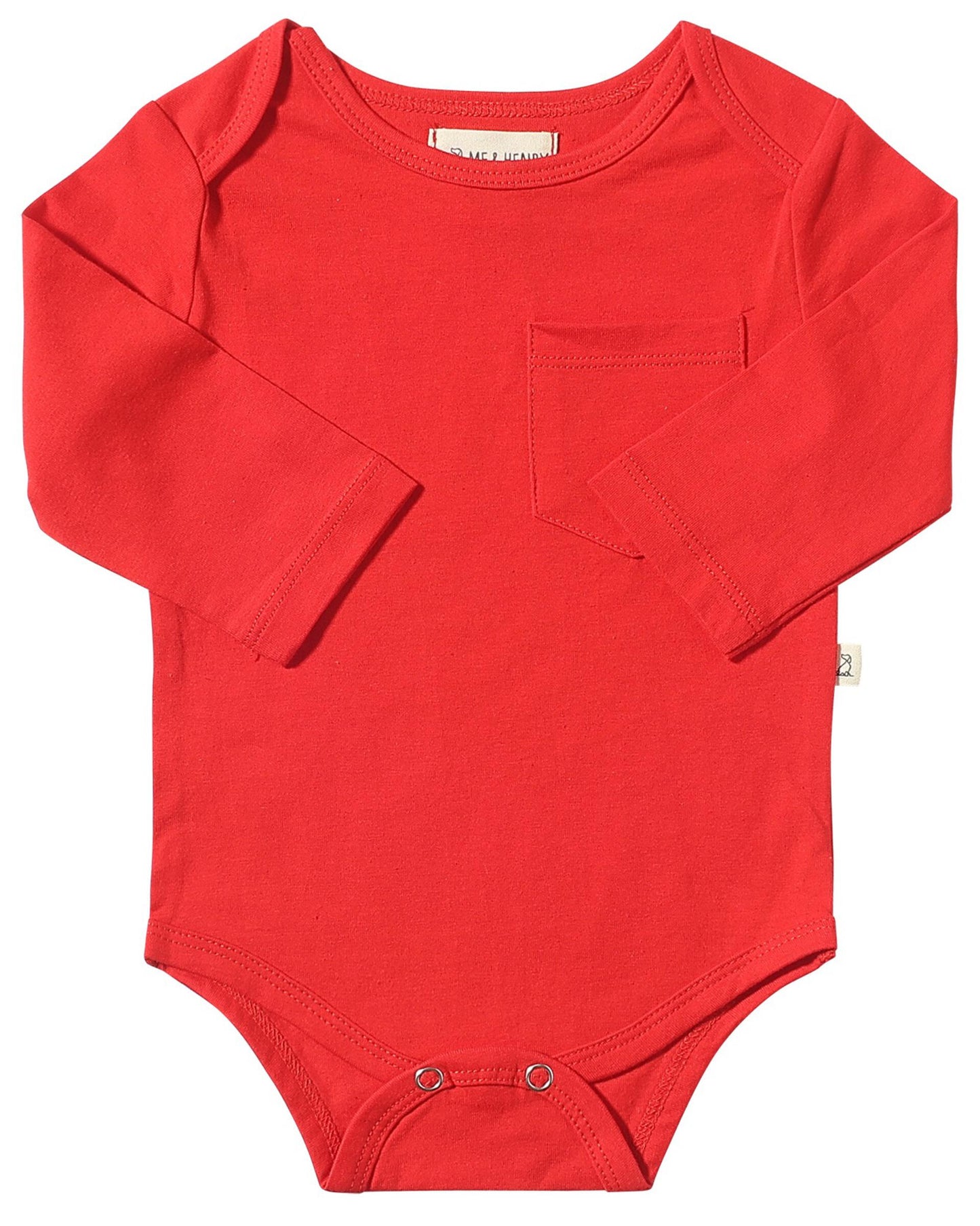 Red Pocket Onesie