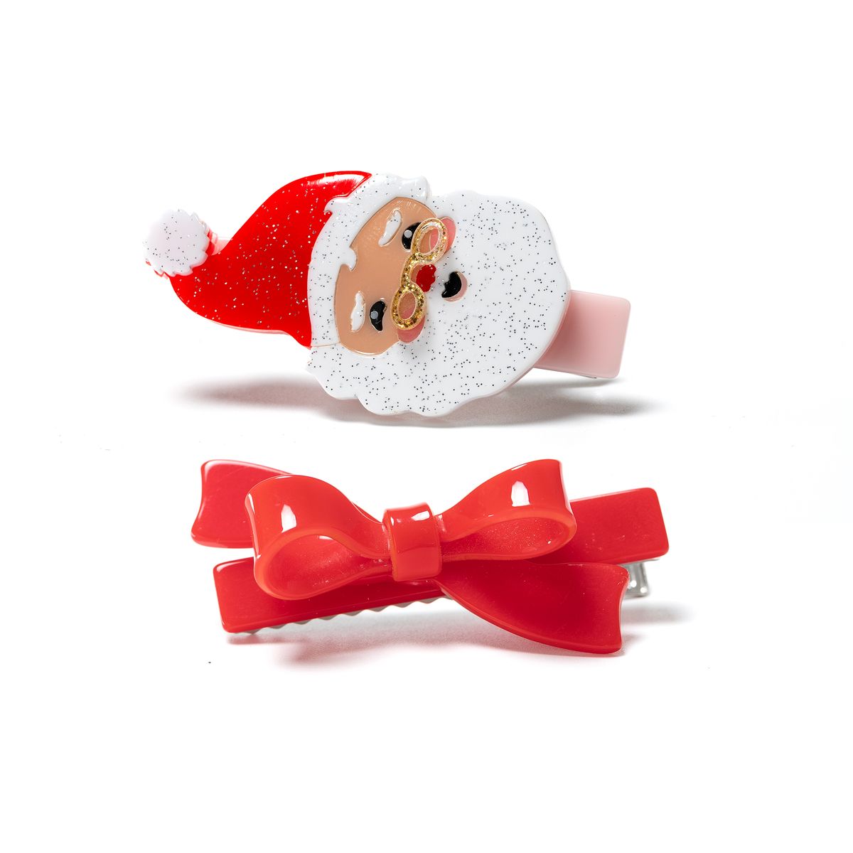 Santa Bow Clip