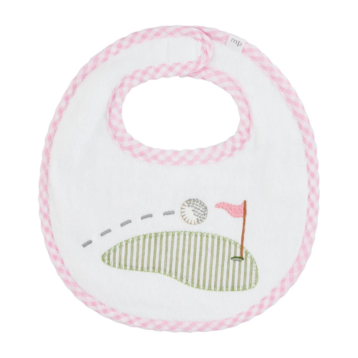 Gingham Applique Golf Bib