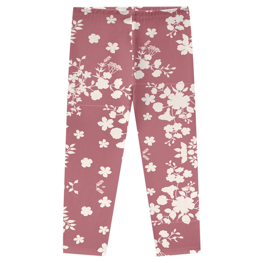 Pink Floral Leggings