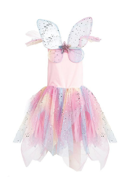 Rainbow fairy wing dress