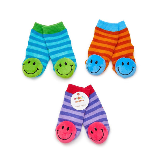 Happy Rattle Socks