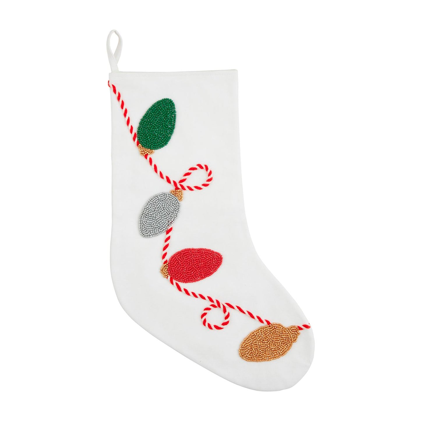 Beaded Christmas Stocking