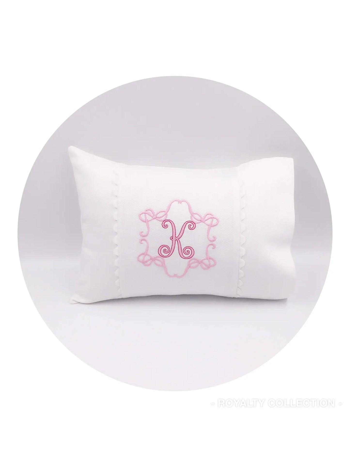 White pique pillow case