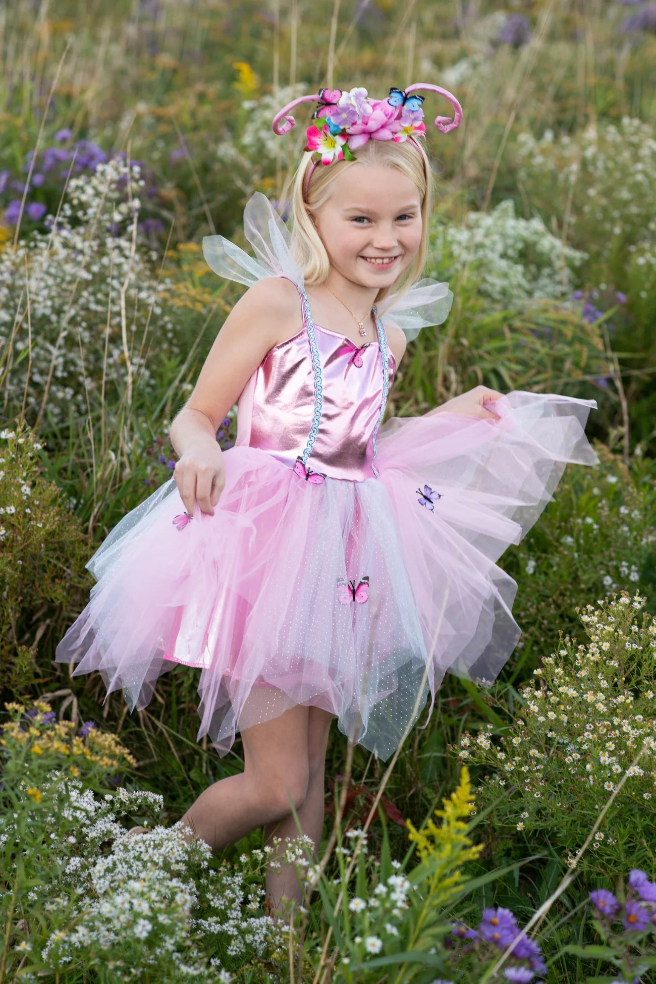 Woodland butterfly dress/headband