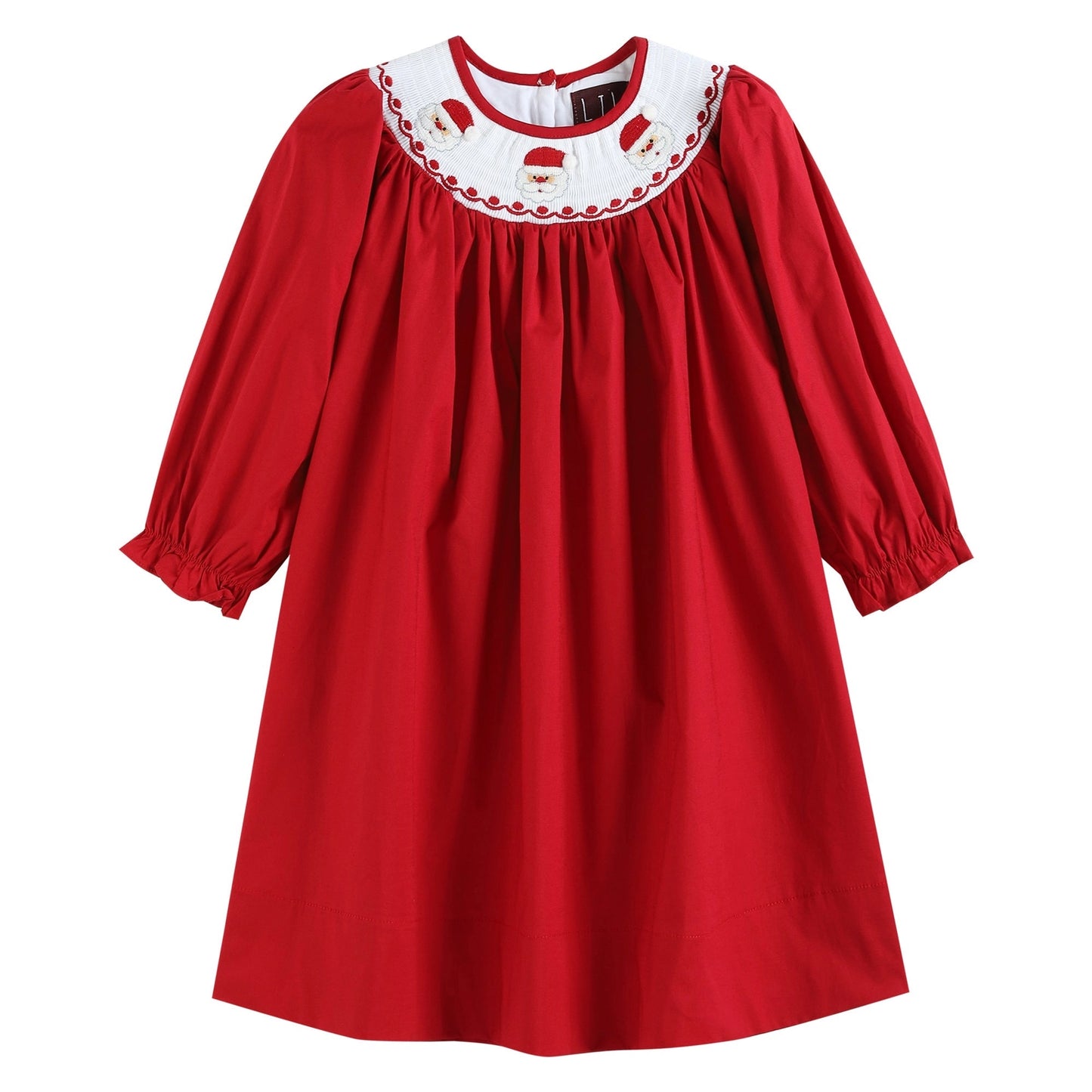 Smocked Santa Dress