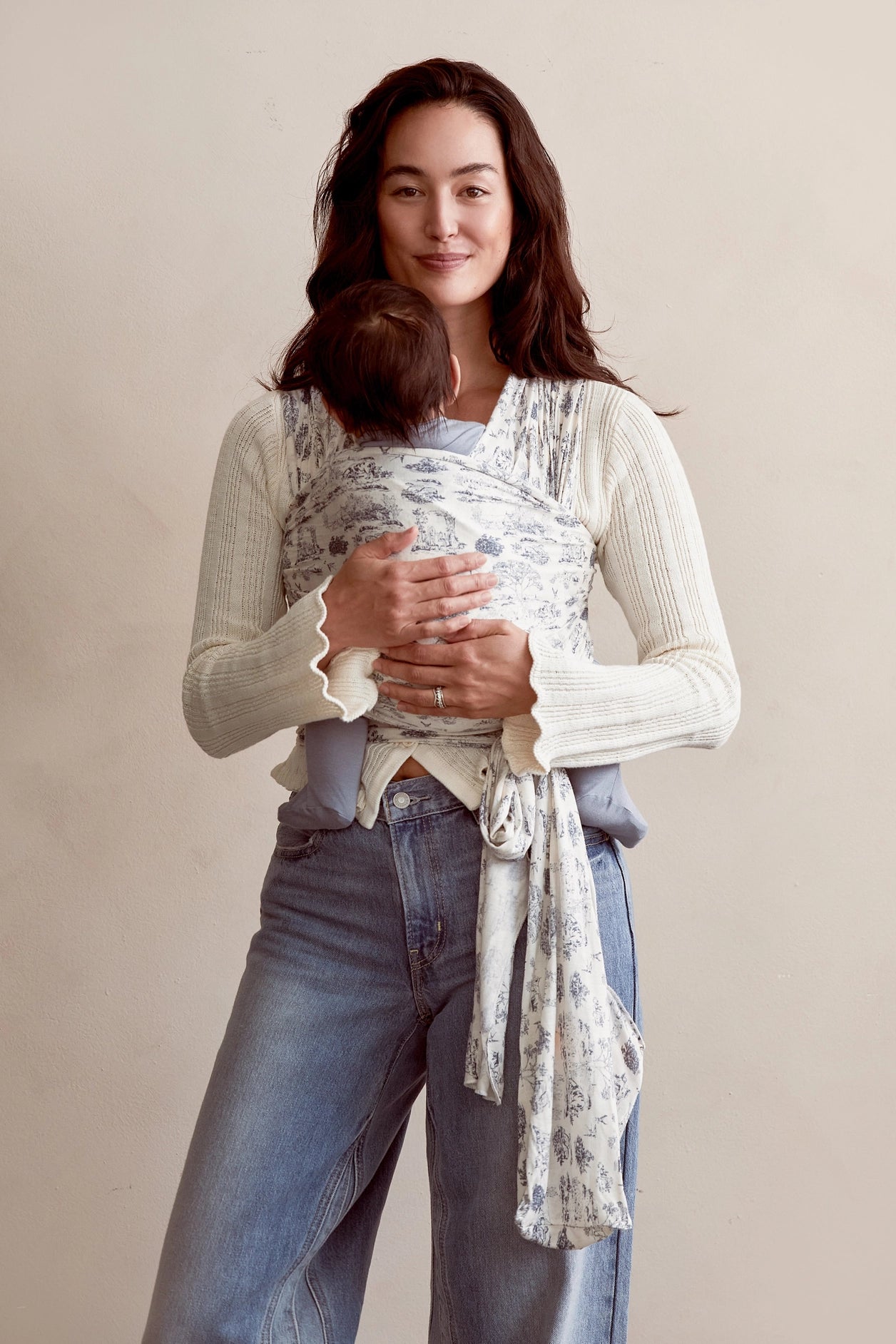 Blue Toile Wrap