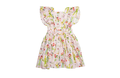 Pink plants classic dress