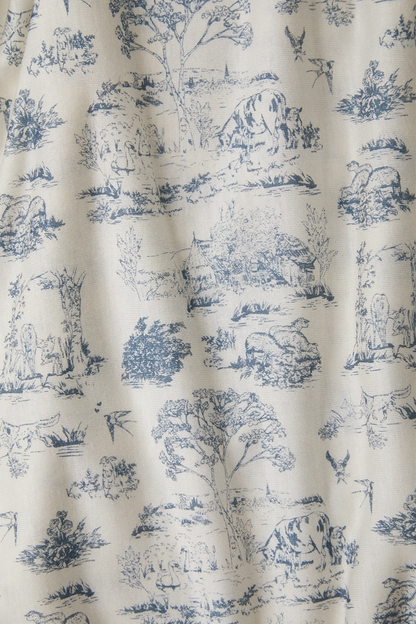 Blue Toile Wrap
