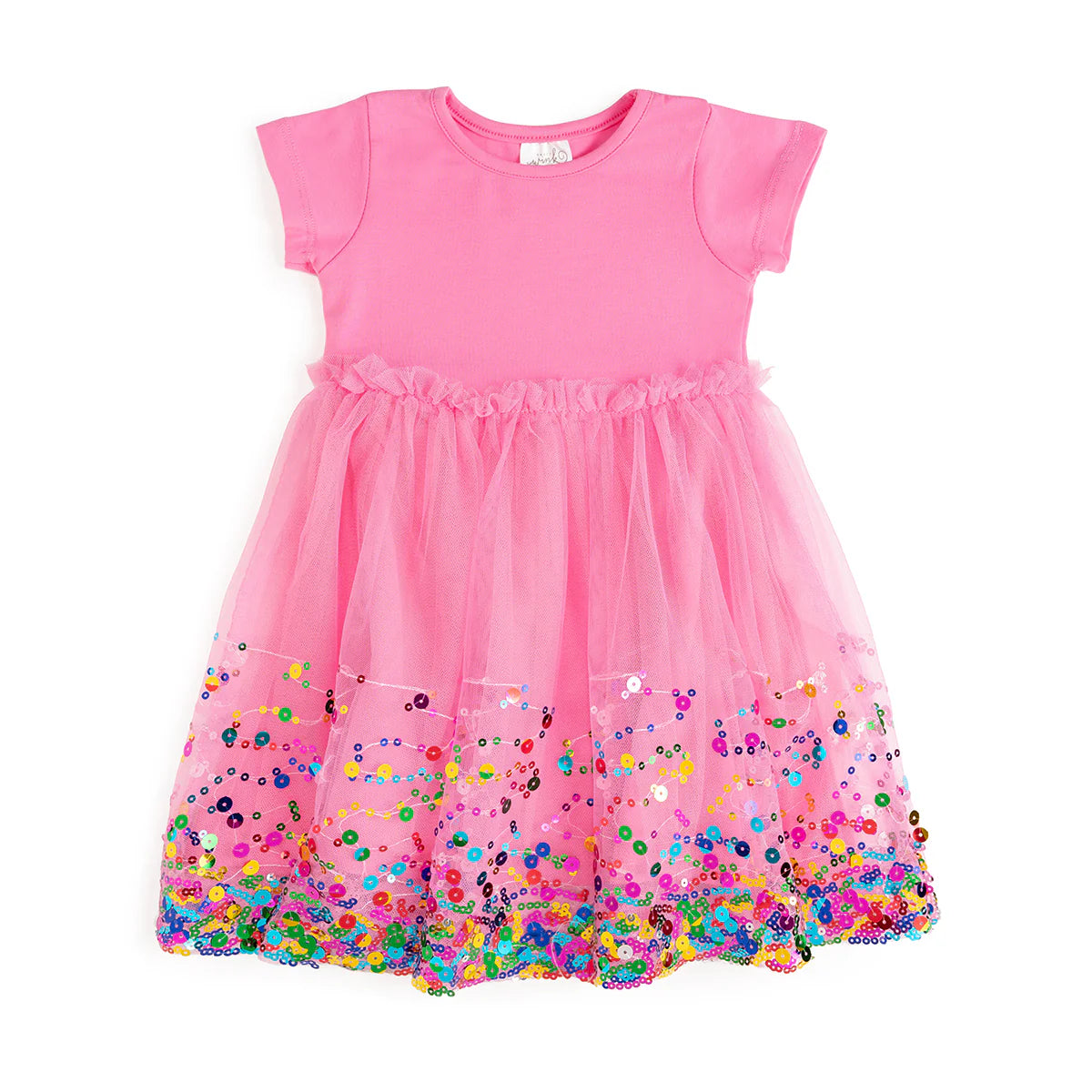 Raspberry Confetti Tutu Dress