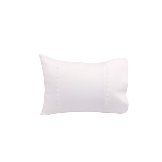 White pique pillow case