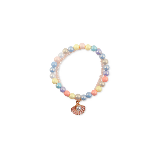 Pastel shell bracelet