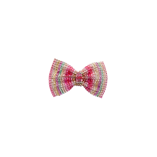 Gem bow hair clip