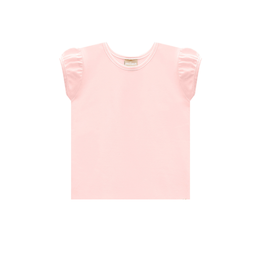 Pink cap sleeve tee