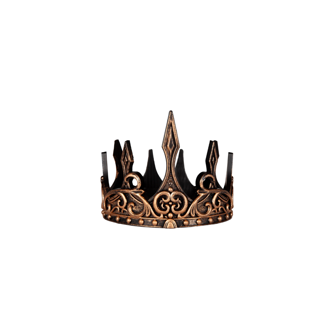 Gold medieval crown