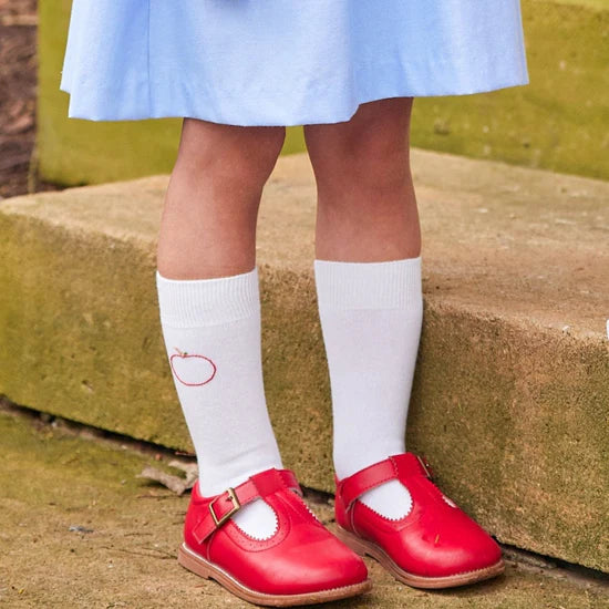 Apple Knee High Socks
