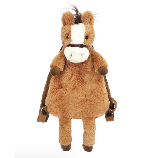 Truffles the Horse Plush Backpack