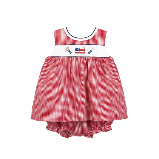 4th of July Gingham Dress