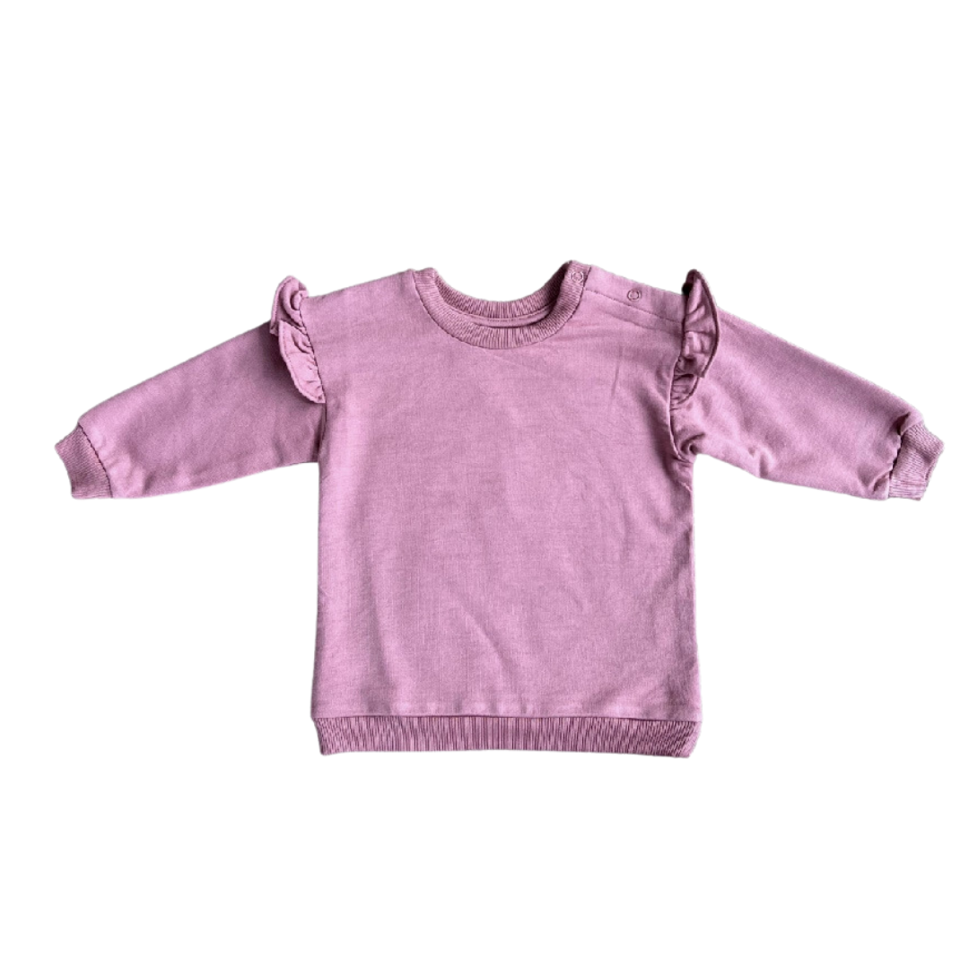 Ruffle Sweatshirt