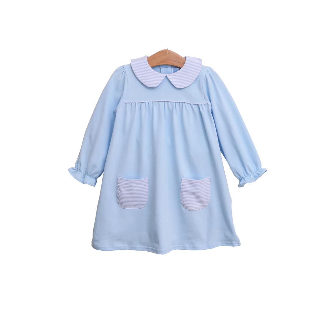 Abigail Blue Pocket Dress