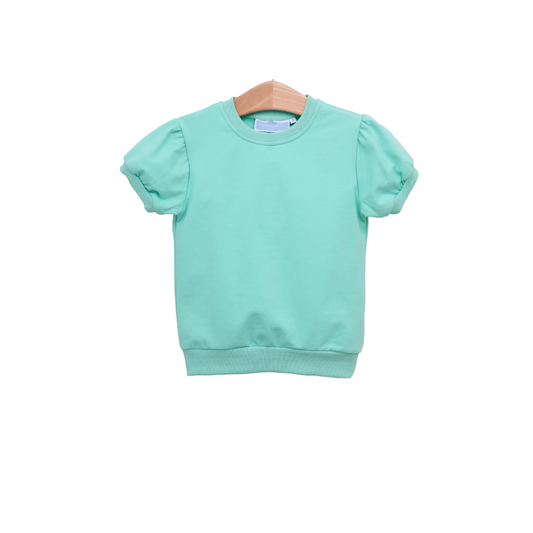 Landry Mint Puff Top