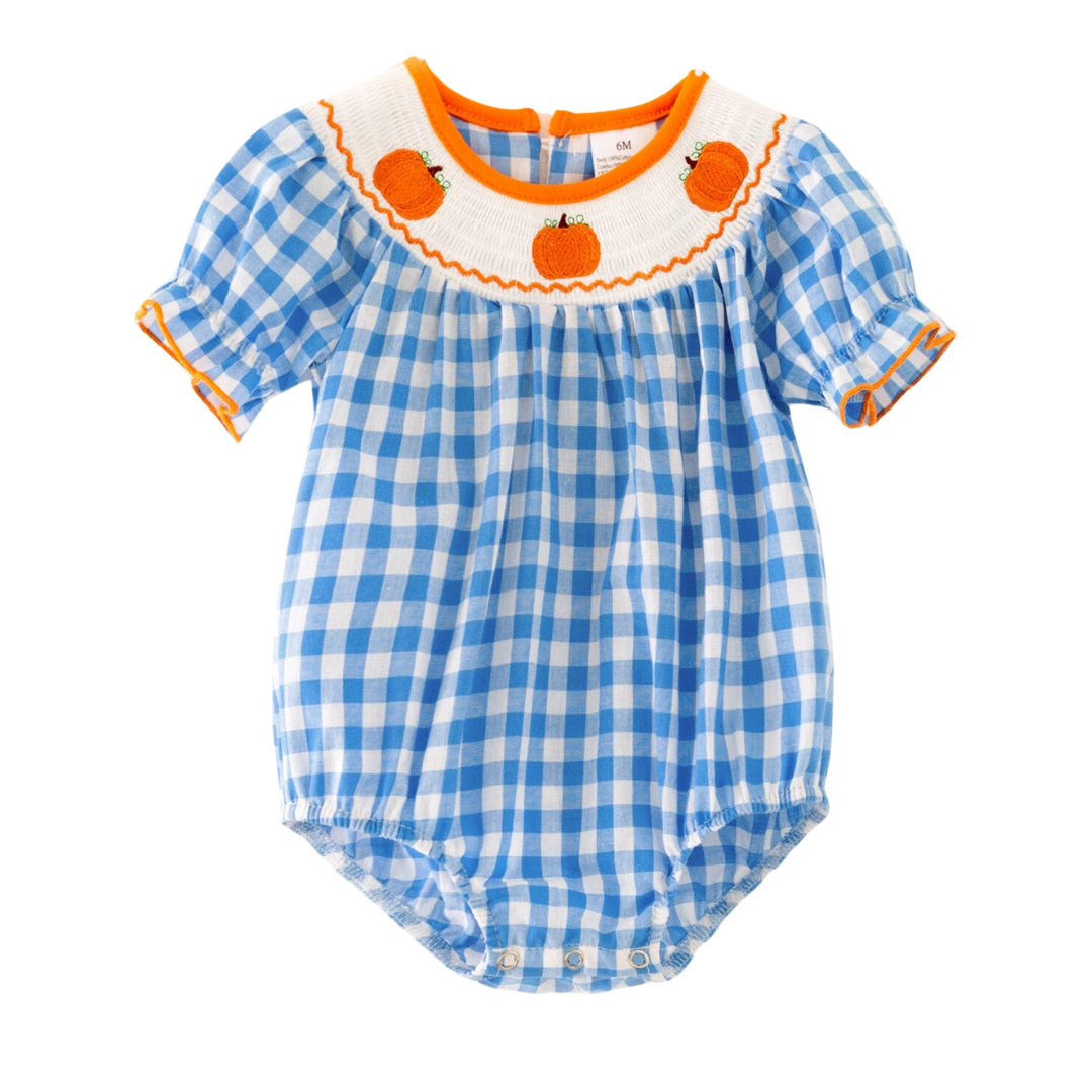 Gingham Pumpkin Bubble