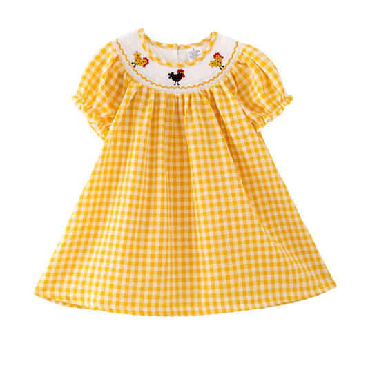 Smocked Chicken Dress