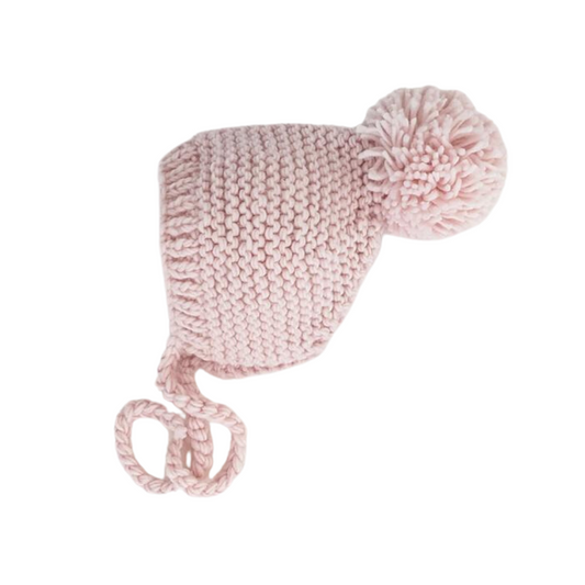 Blush Knit Bonnet