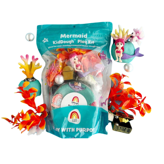 Mermaid (Blue Hawaiian) KidDough Play Kit
