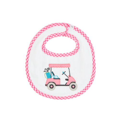 Gingham Applique Golf Bib