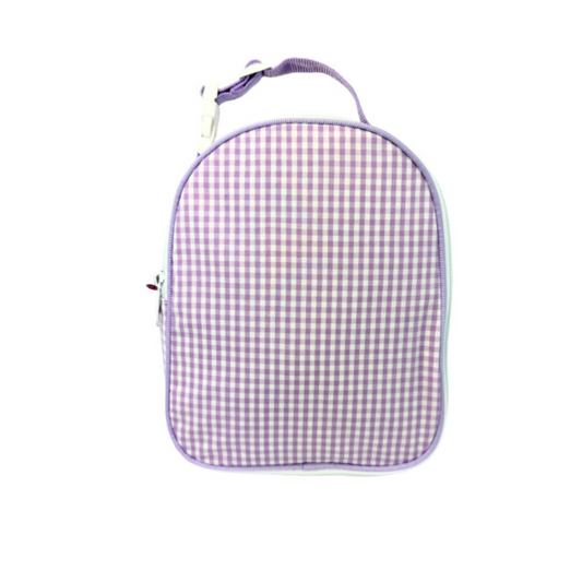 Lilac Gingham Lunchbox