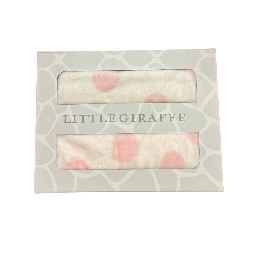 Little Giraffe Dot Boxed Blanket