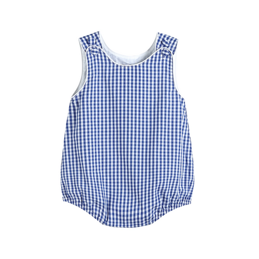 Navy Gingham Bubble