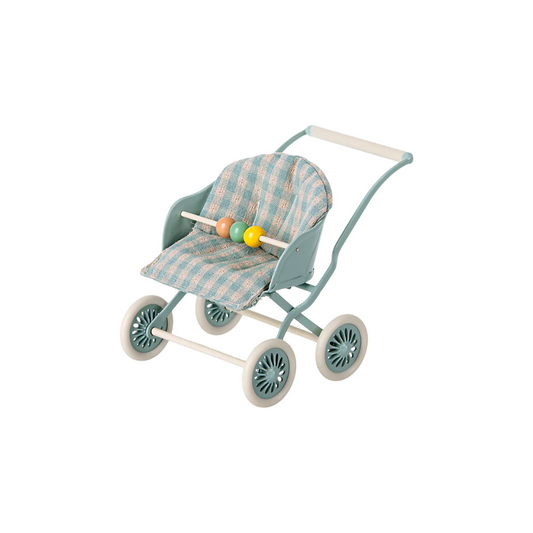 Maileg Baby Blue Stroller