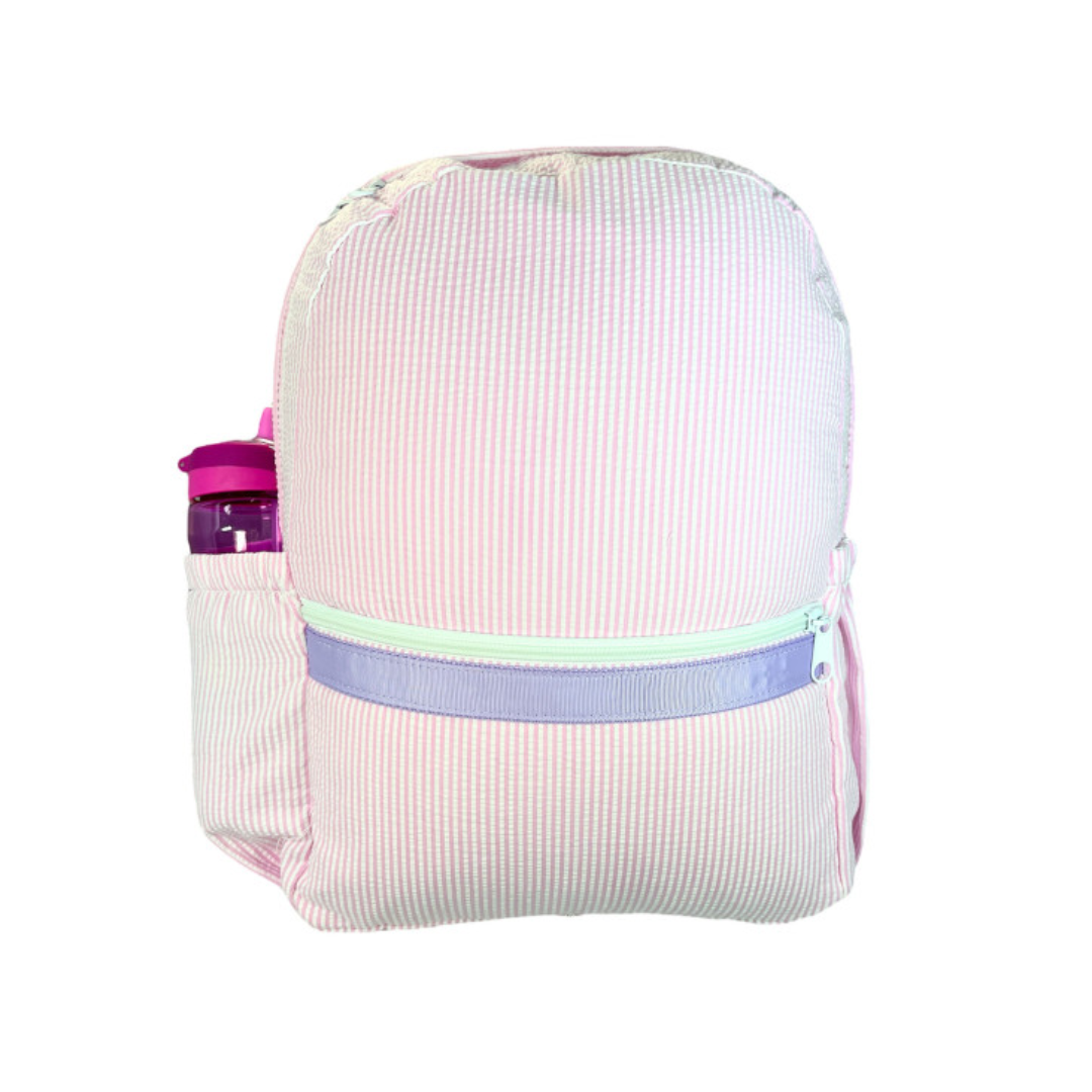 Princess Seersucker Medium Backpack