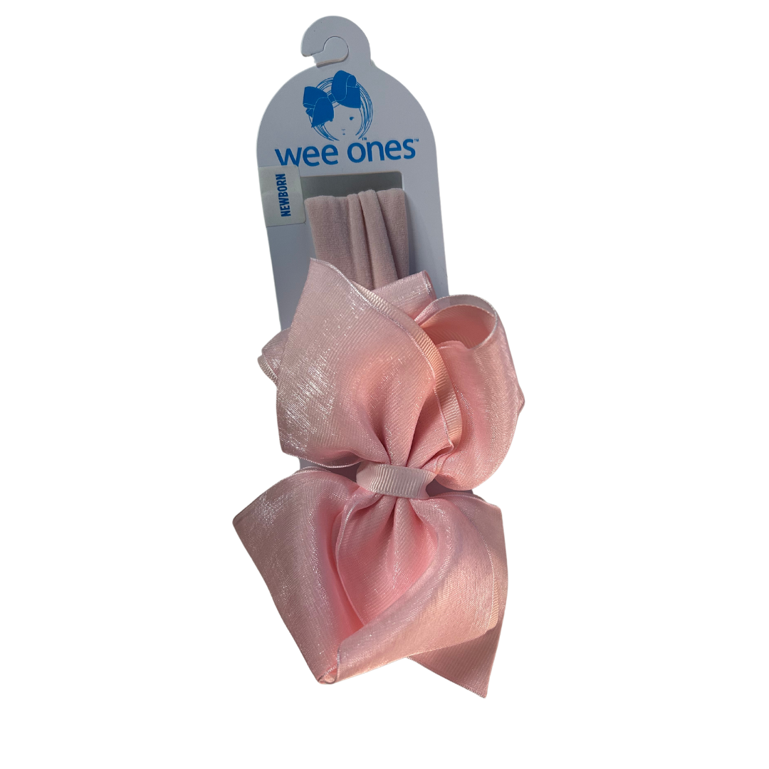 Double Organza Headband Bow