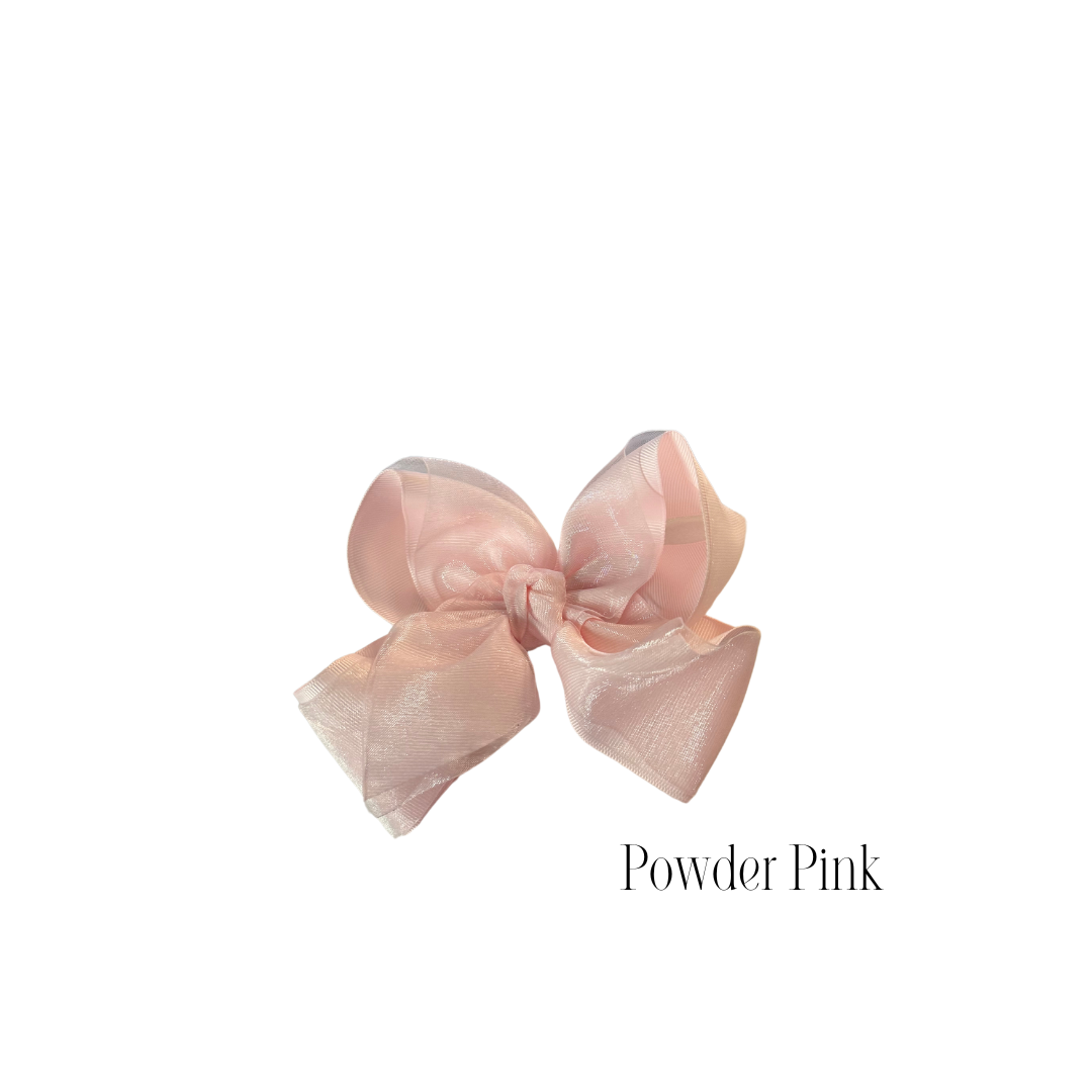 BC xl organza bow