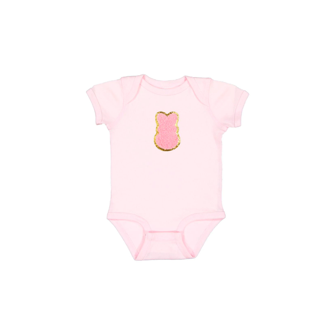 Ballet bunny patch onesie