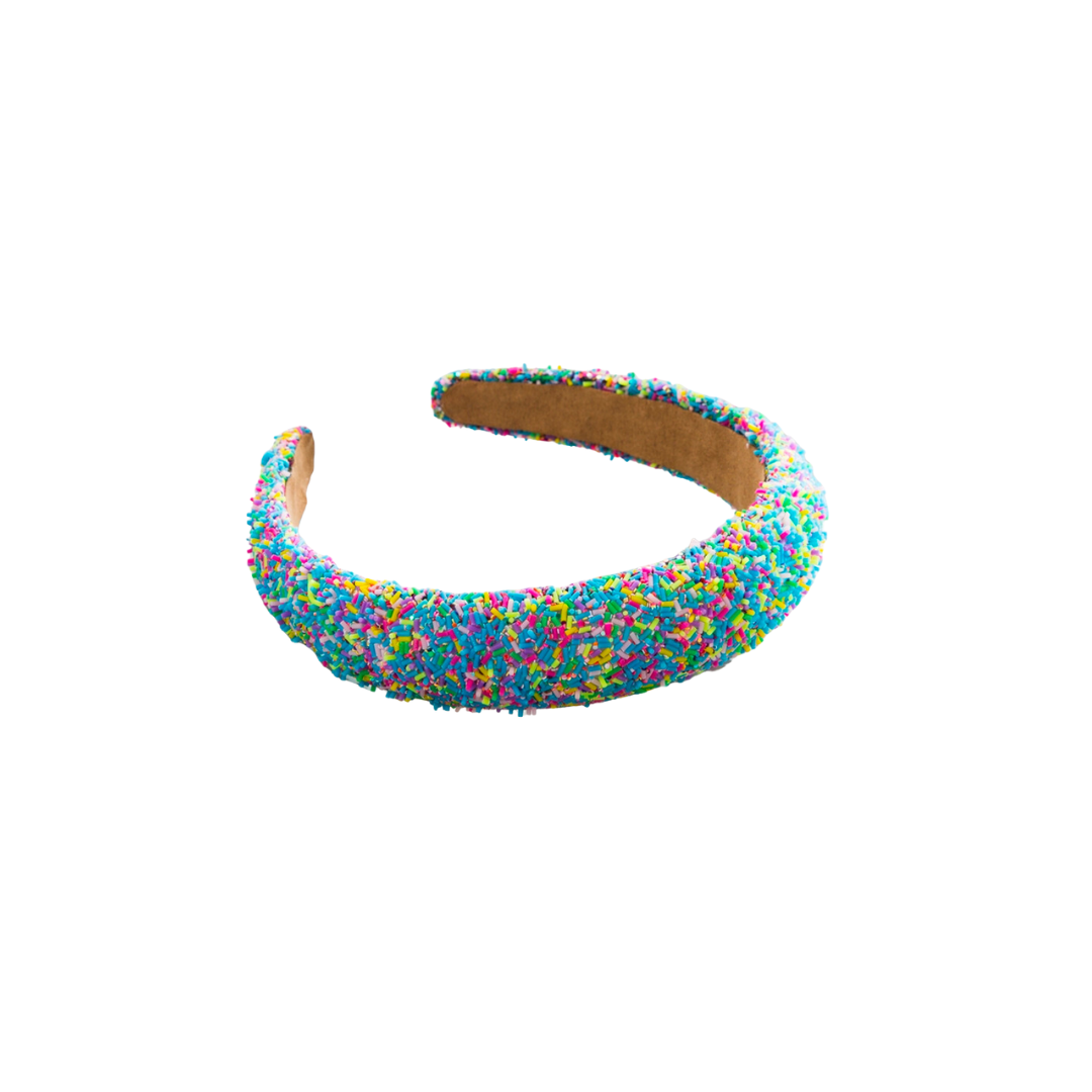 Turquoise Sprinkles Headband