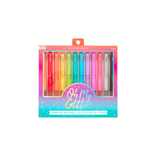 Oh My Glitter! Retractable Glitter Gel Pens