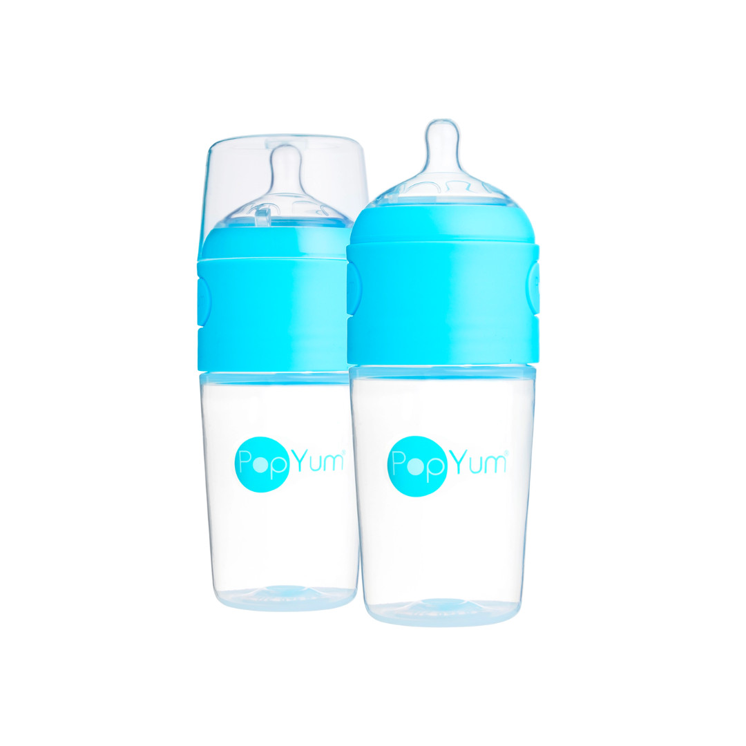 PopYum Blue 9 oz. 2-Pack Bottles