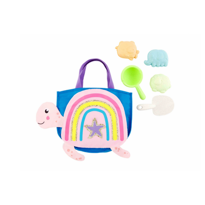 Beach tote/toy set