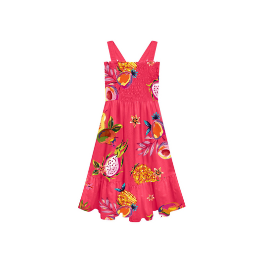 Smocked fruit dress