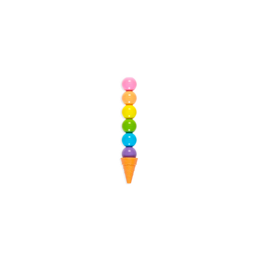 Rainbow Scoops Scented Erasable Crayons