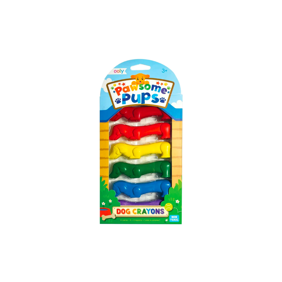 Pawsome Pups Crayons - Set of 6