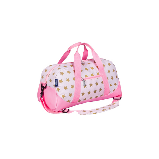 Pink and Gold Stars Overnighter Bag